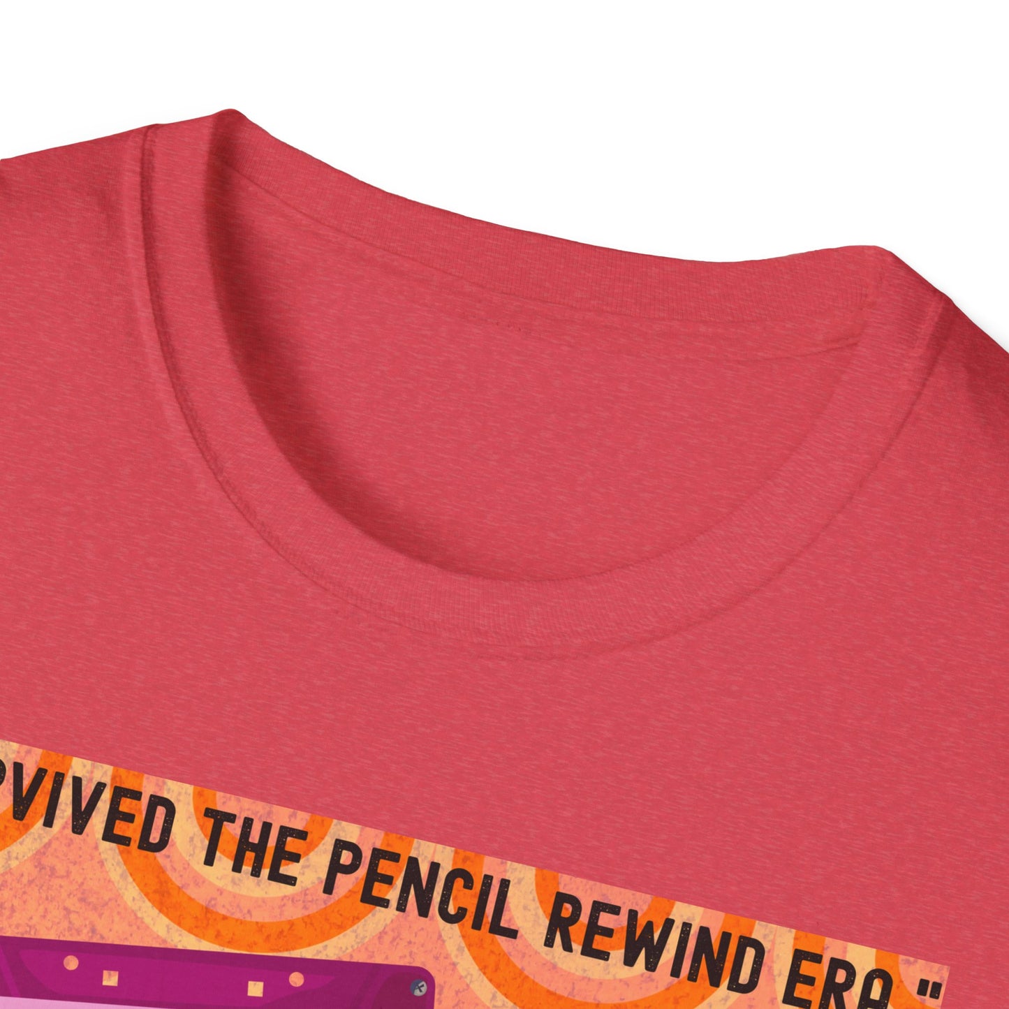 Vintage 90s T-Shirt, Retro Graphic Tee, I Survived the Pencil Rewind Era, Gift for Music Lovers, Nostalgic Apparel