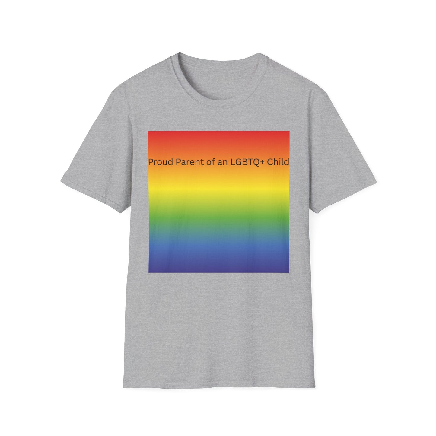 Proud Parent of an LGBTQ+ Child T-Shirt | Rainbow Pride Tee