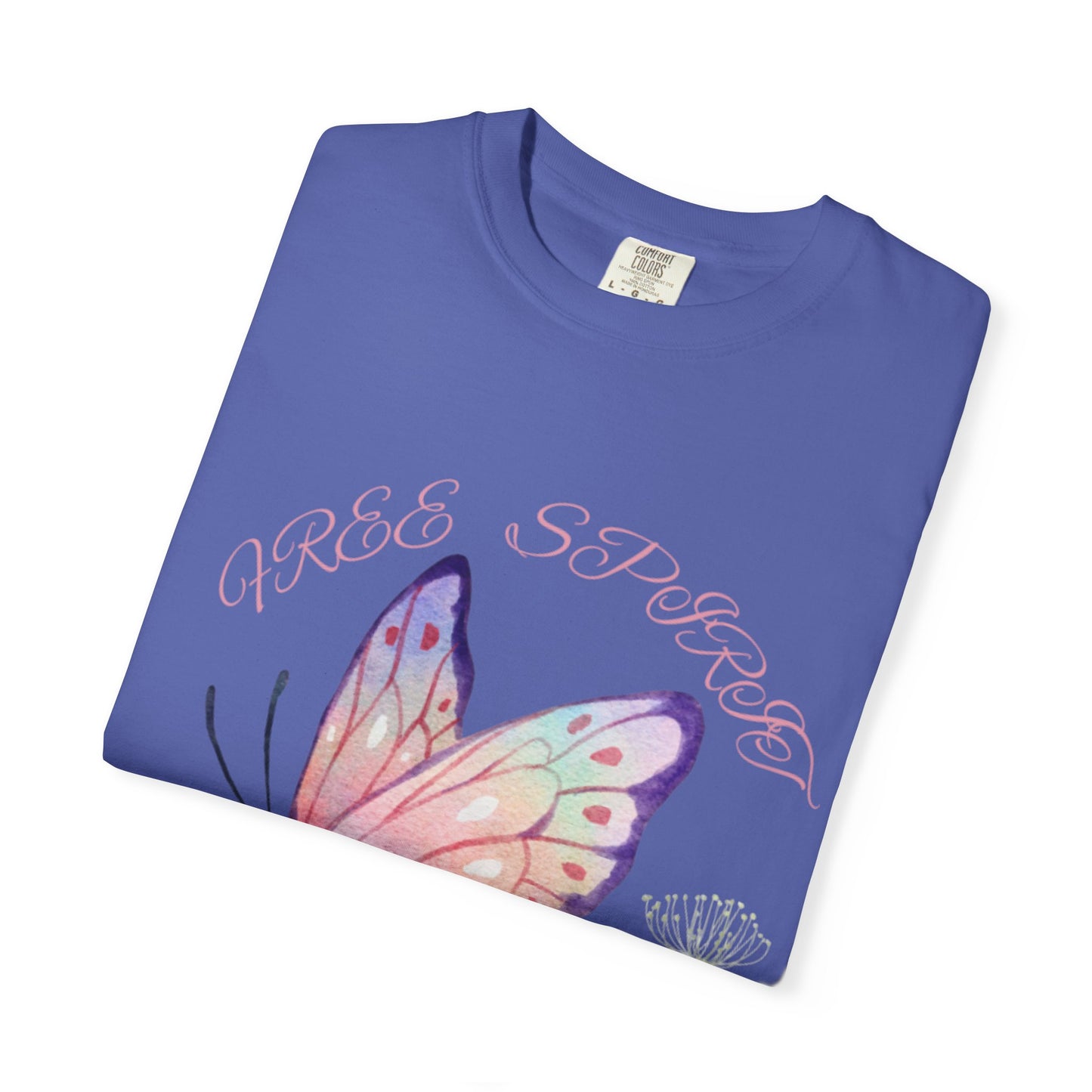 Butterfly Meadow T-Shirt, Colorful Graphic Tee for Nature Lovers, Spring Fashion, Gift for Her, Eco-Friendly Apparel