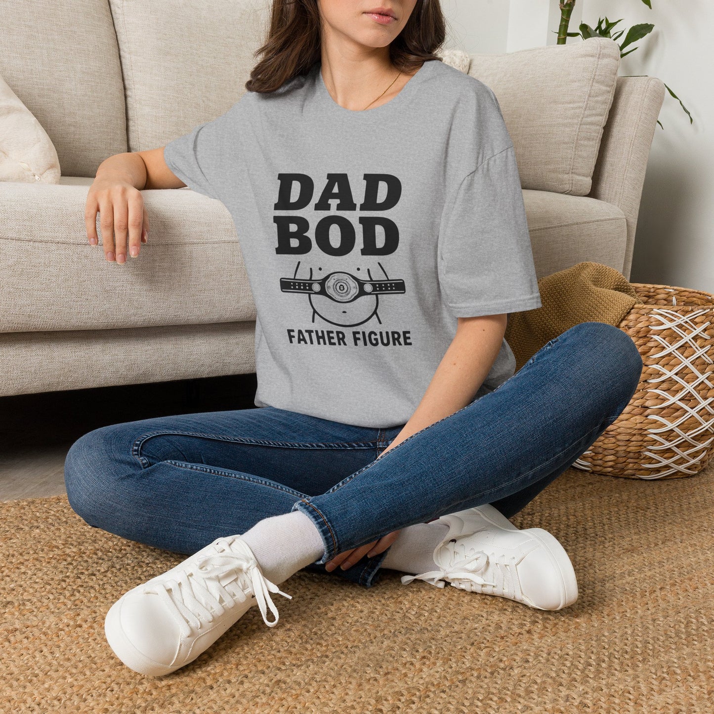 Dad Bod Father Figure T-Shirt | Funny Dad Bod Tee