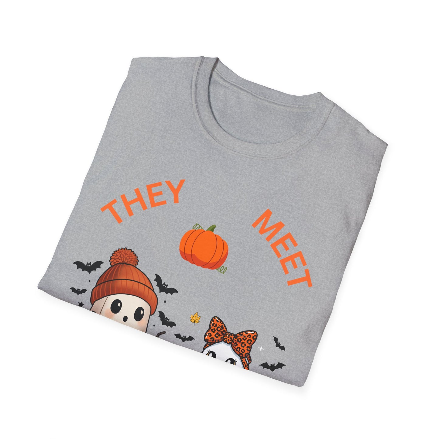 Cute Halloween Ghosts Unisex T-Shirt, Ghost-Themed Apparel, Fall Fashion, Halloween Costume, Spooky Season Gift