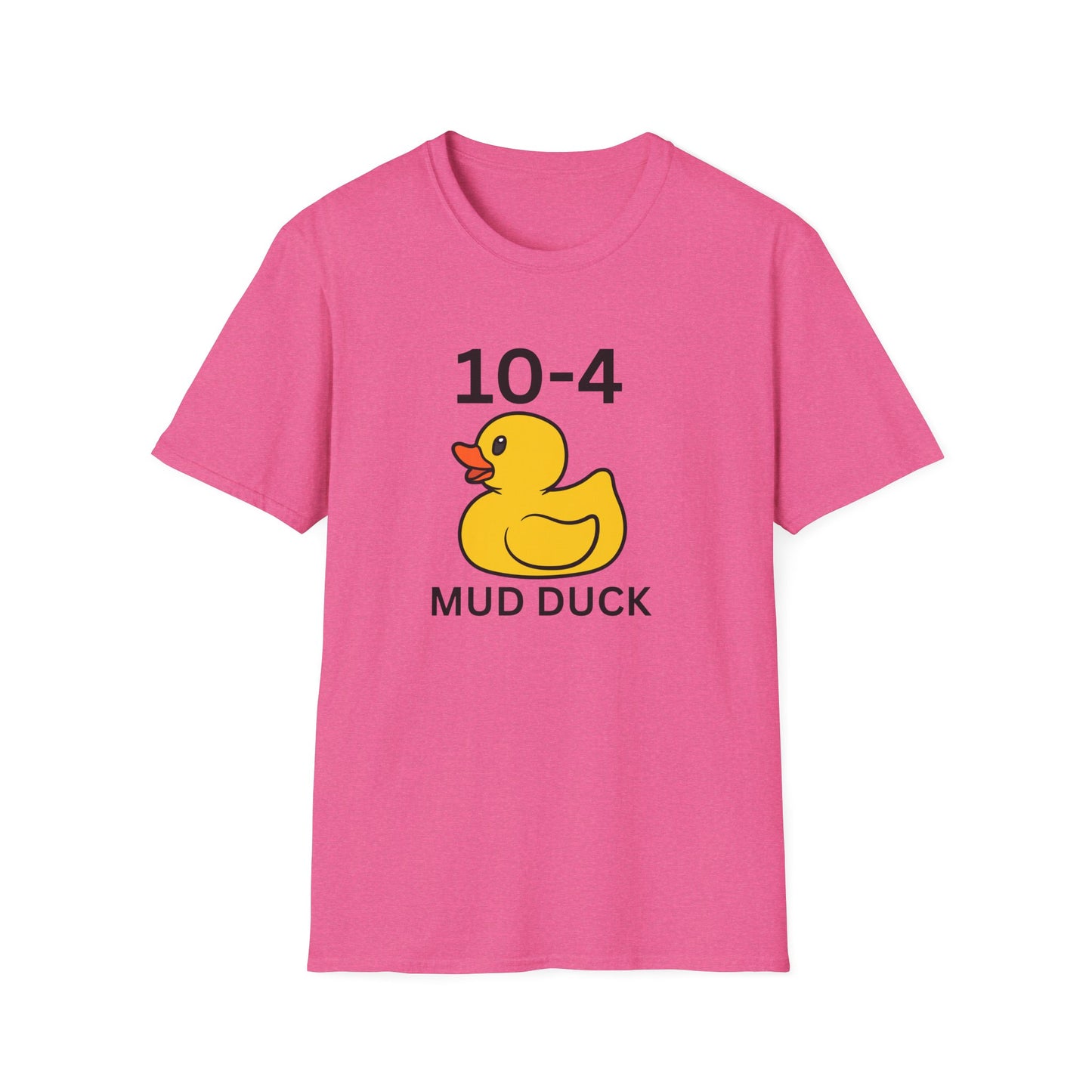 Funny Mud Duck Graphic Tee, Unisex Shirt, Casual Wear, Gift for Friends, Summer Outing, Unique Duck T-Shirt