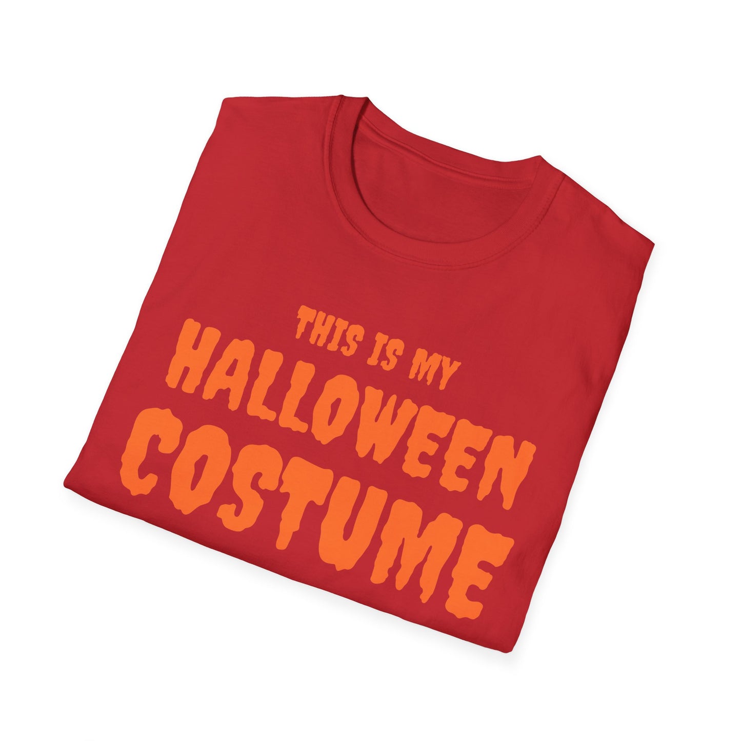 Halloween Costume T-Shirt, Fun Unisex Tee, Spooky Season Apparel, Casual Halloween Wear, Trick or Treat Shirt, Gift for Halloween Lovers