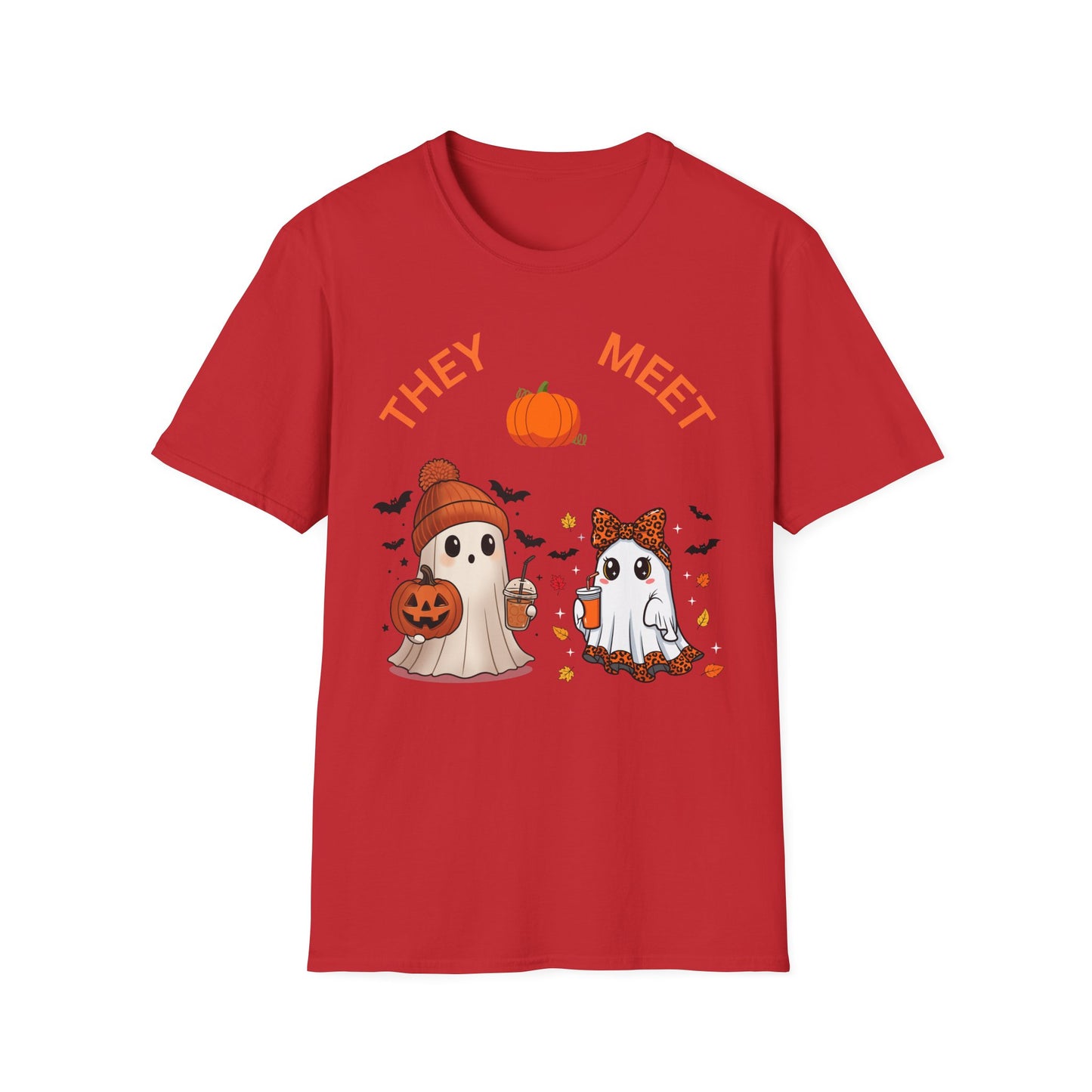 Cute Halloween Ghosts Unisex T-Shirt, Ghost-Themed Apparel, Fall Fashion, Halloween Costume, Spooky Season Gift