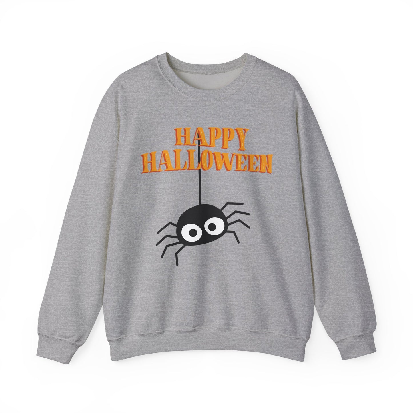 Halloween Spider Crewneck Sweatshirt | Cozy Unisex Pullover, Perfect for Fall, Halloween, Spooky Season, Gift for Friends