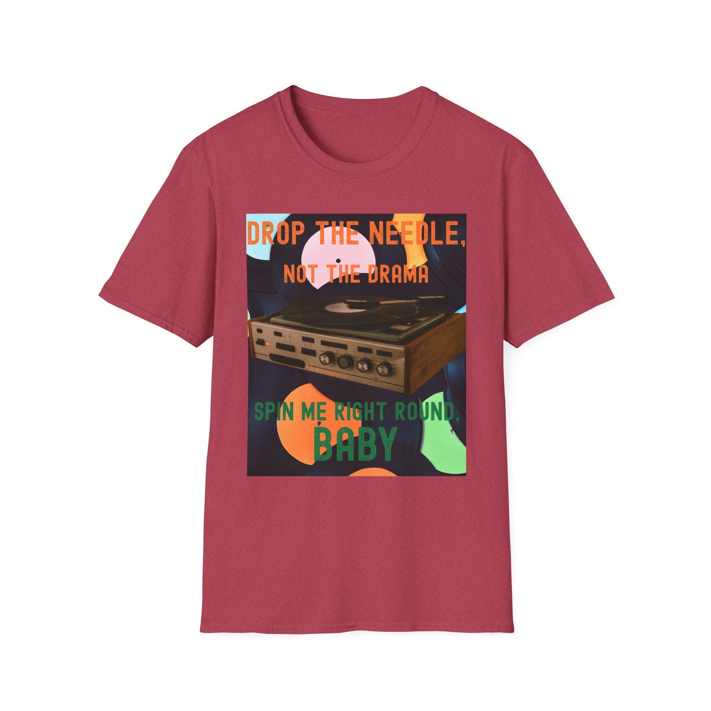 Retro Music Vibe Unisex T-Shirt, Perfect for Music Lovers, Gift for Vinyl Collectors, Casual Summer Wear, Party Tee, Unique Graphic Top