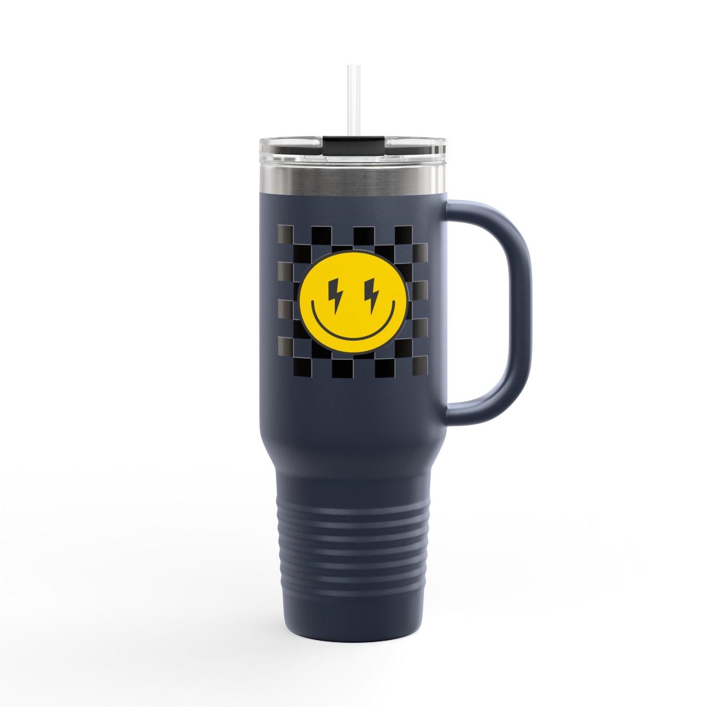 Bright Smile Insulated Travel Mug, Perfect for Road Trips, Happy Hour, and Everyday Use, 40oz Drinkware, Cheerful Gift for Coffee [...]