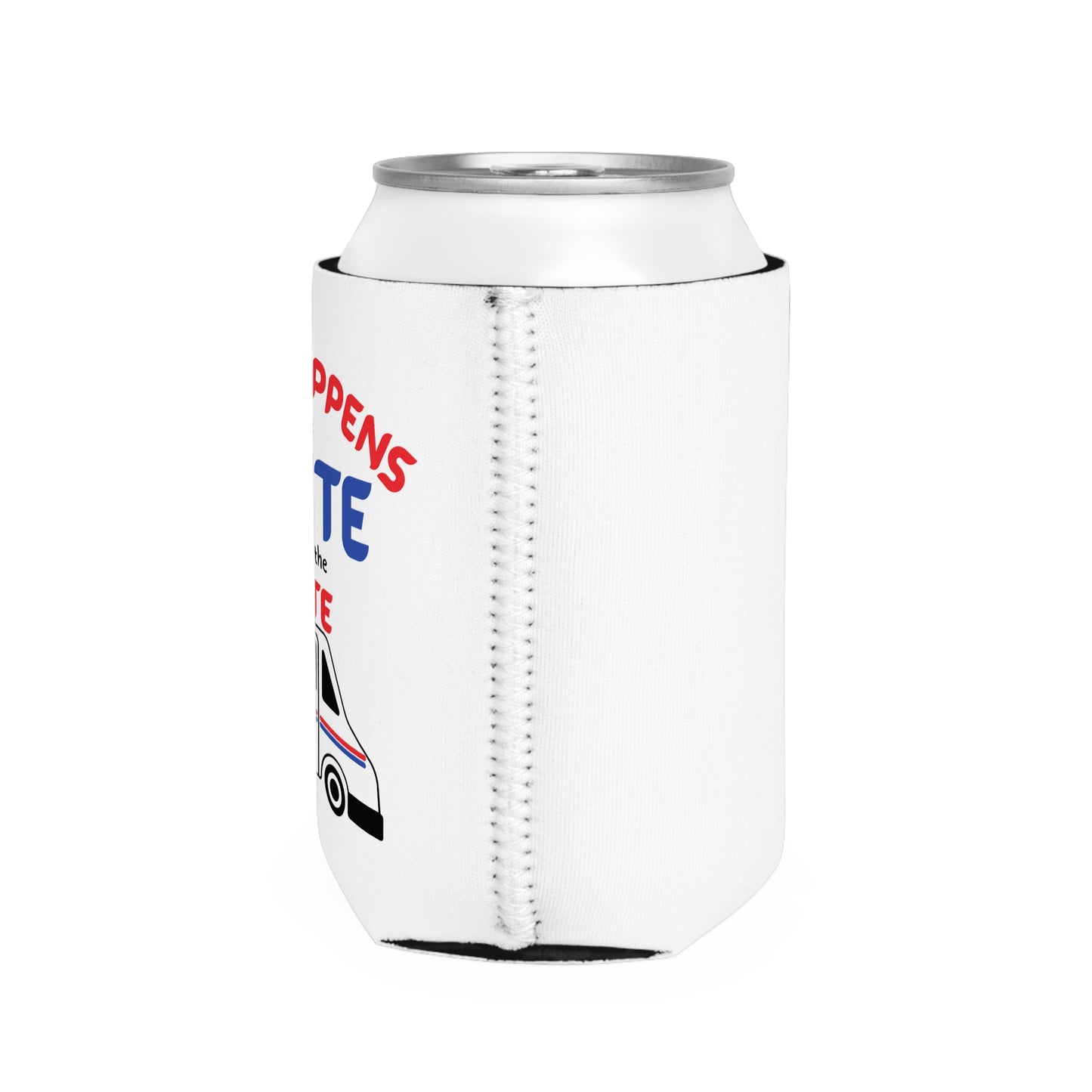 Route-Themed Can Cooler Sleeve, Fun Beverage Insulator for Parties, Perfect for BBQs, Camping, and Road Trips
