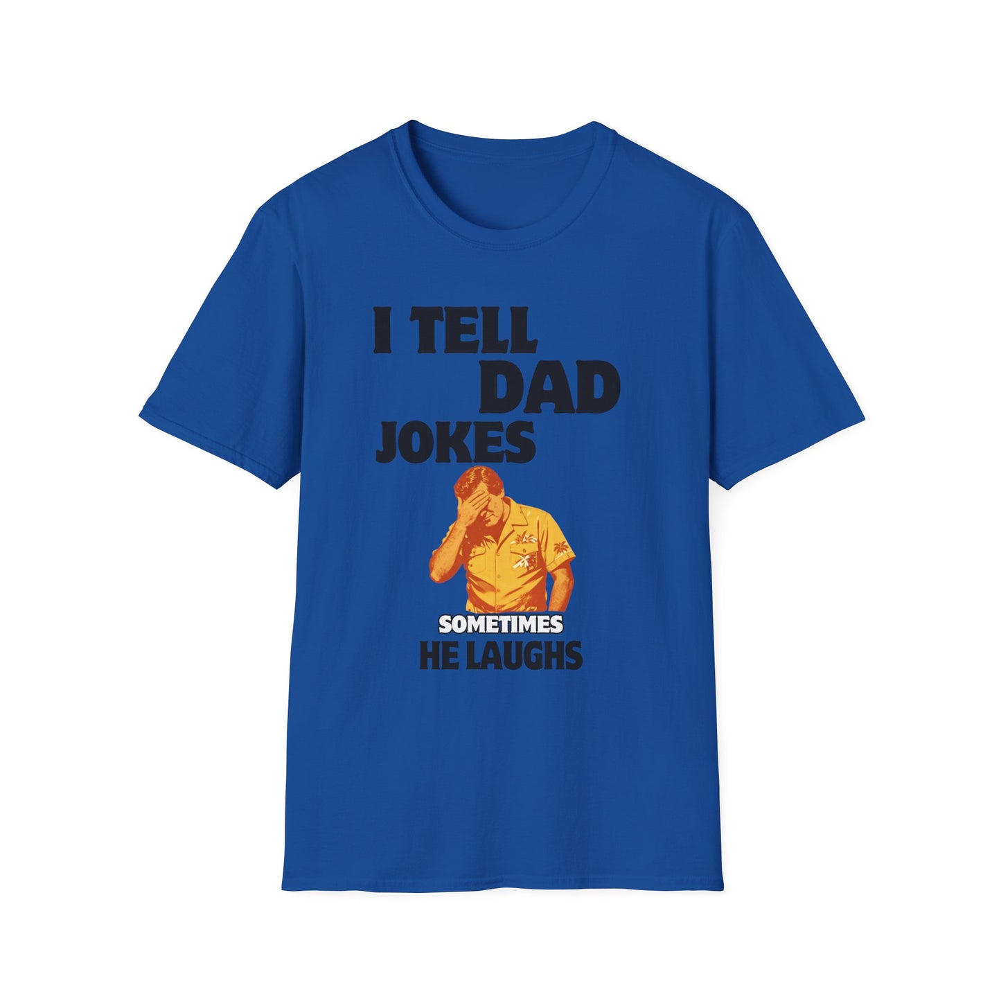 I Tell Dad Jokes shirt | Funny Dad Joke Tee with Facepalm Illustration