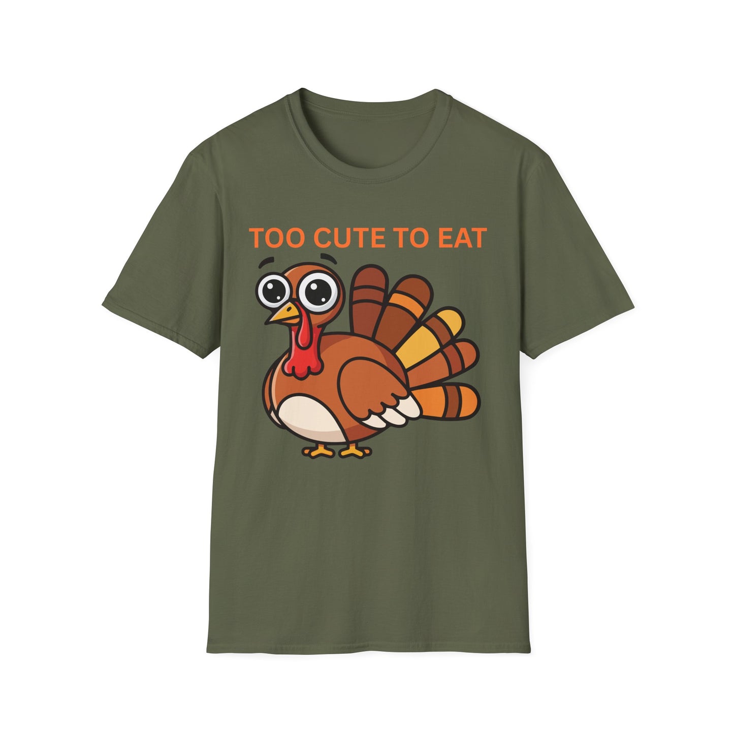 Cute Thanksgiving Turkey T-Shirt, Funny Holiday Shirt, Family Gatherings, Thanksgiving Celebration, Gift for Turkey Lovers, Unisex Tee