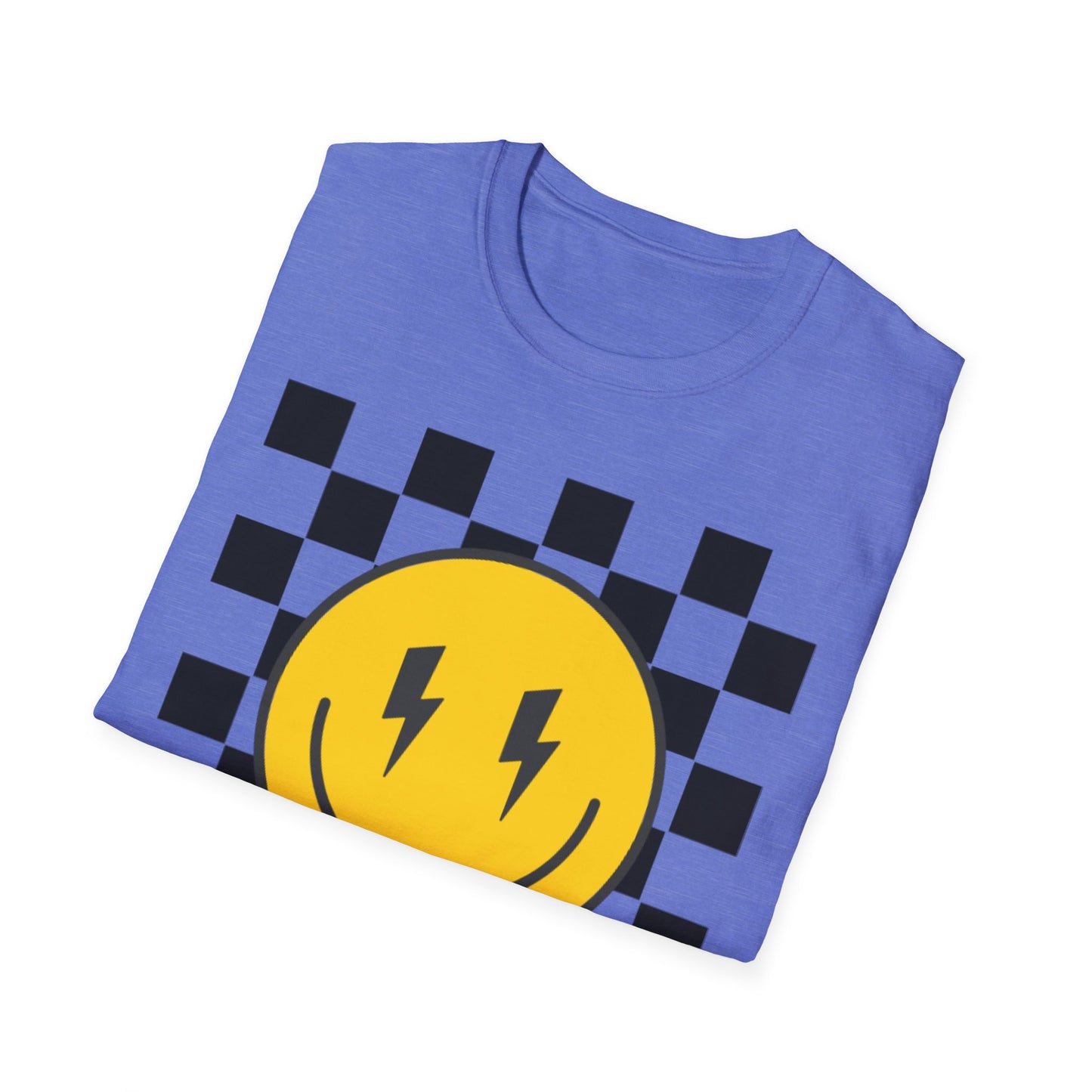 Retro Smiley Face Unisex T-Shirt, Casual Wear, Fun Graphic Tee, Gift for Friends, Summer Style, Festival Apparel, Joyful Design