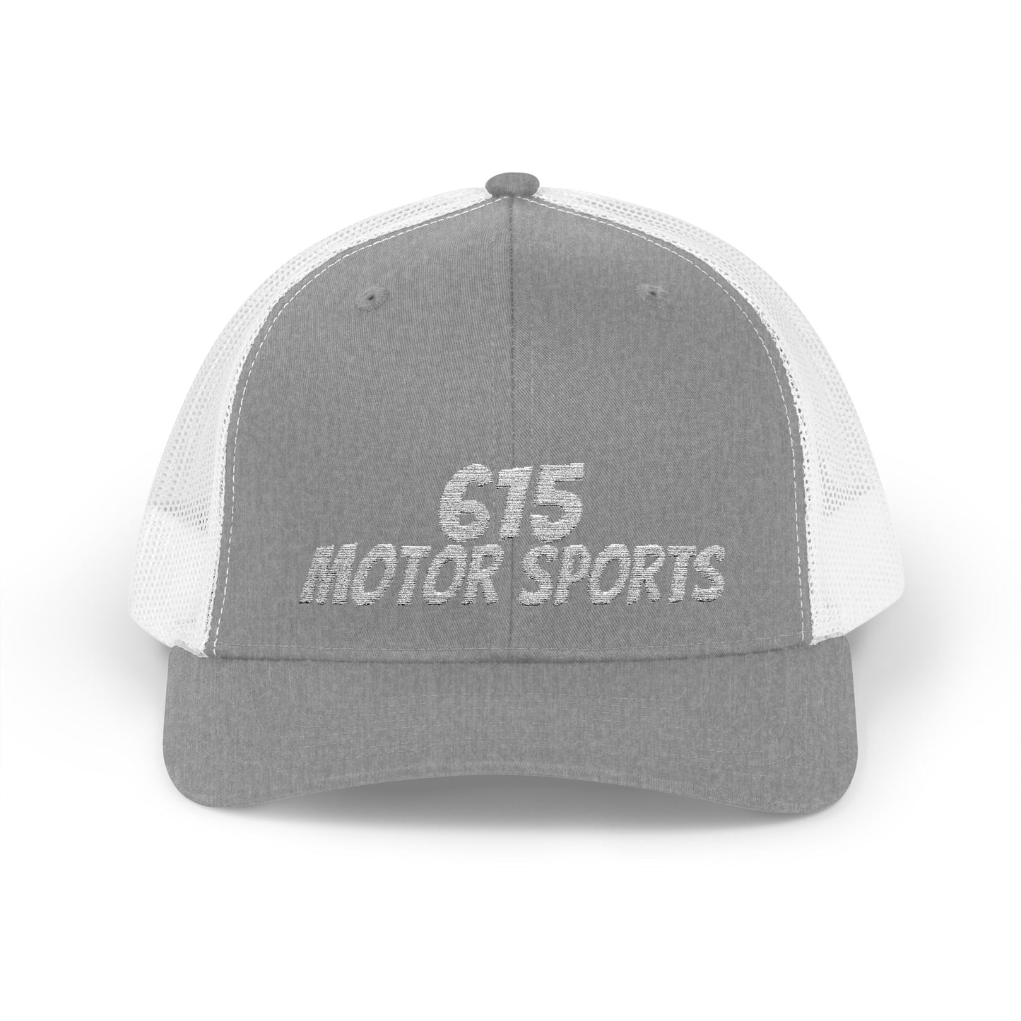 615 Motor Sports Snapback Trucker Cap | Racing Logo Mesh Hat