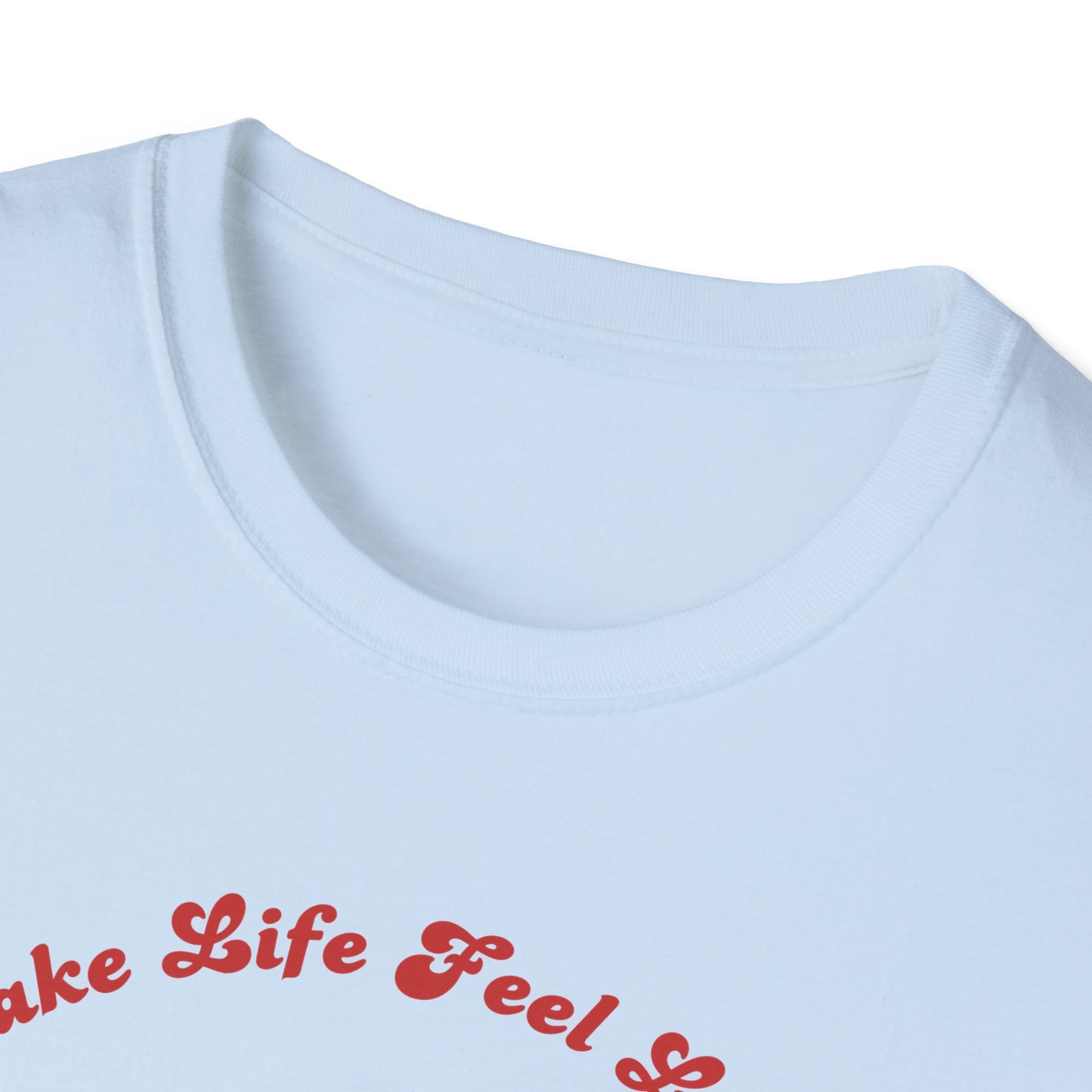 I Love You Graphic Tee — Romantic Red Script Chest Shirt