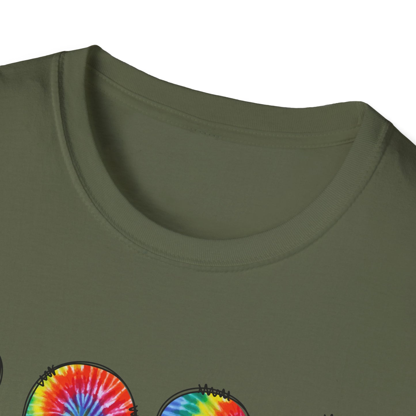 Tie Dye 2026 T-Shirt | Colorful Swirl Number Tee