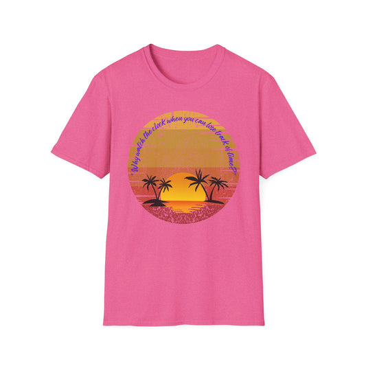 Sunset Vibes Unisex T-Shirt, Beach Tee, Summer Apparel, Vacation Shirt, Travel Gift, Casual Wear