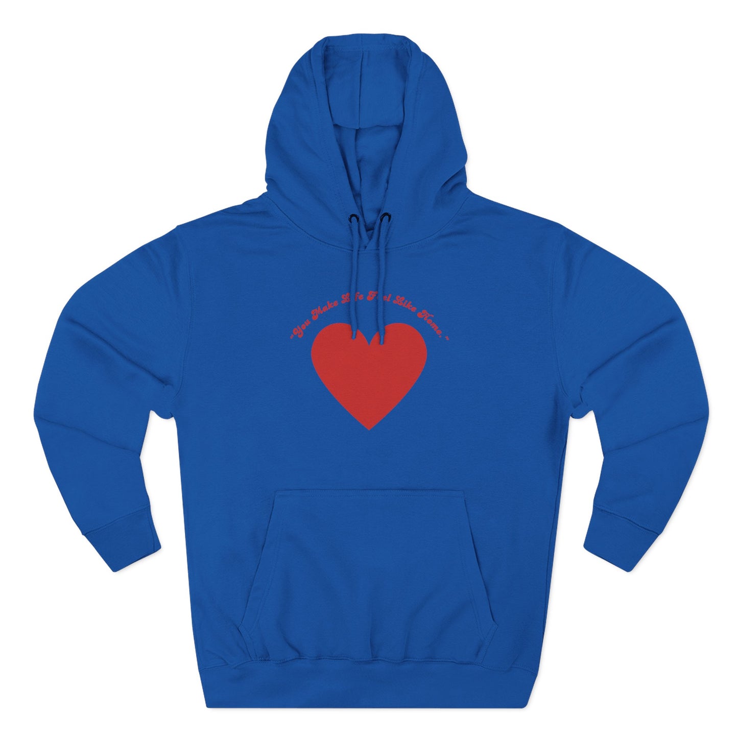 Red Heart Illustration Hoodie | Simple Minimal Love Graphic