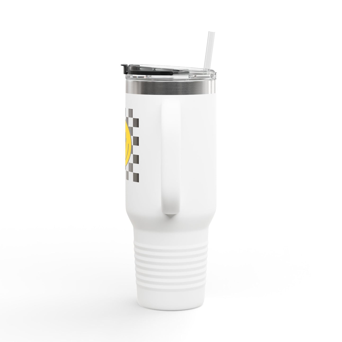 Bright Smile Insulated Travel Mug, Perfect for Road Trips, Happy Hour, and Everyday Use, 40oz Drinkware, Cheerful Gift for Coffee [...]