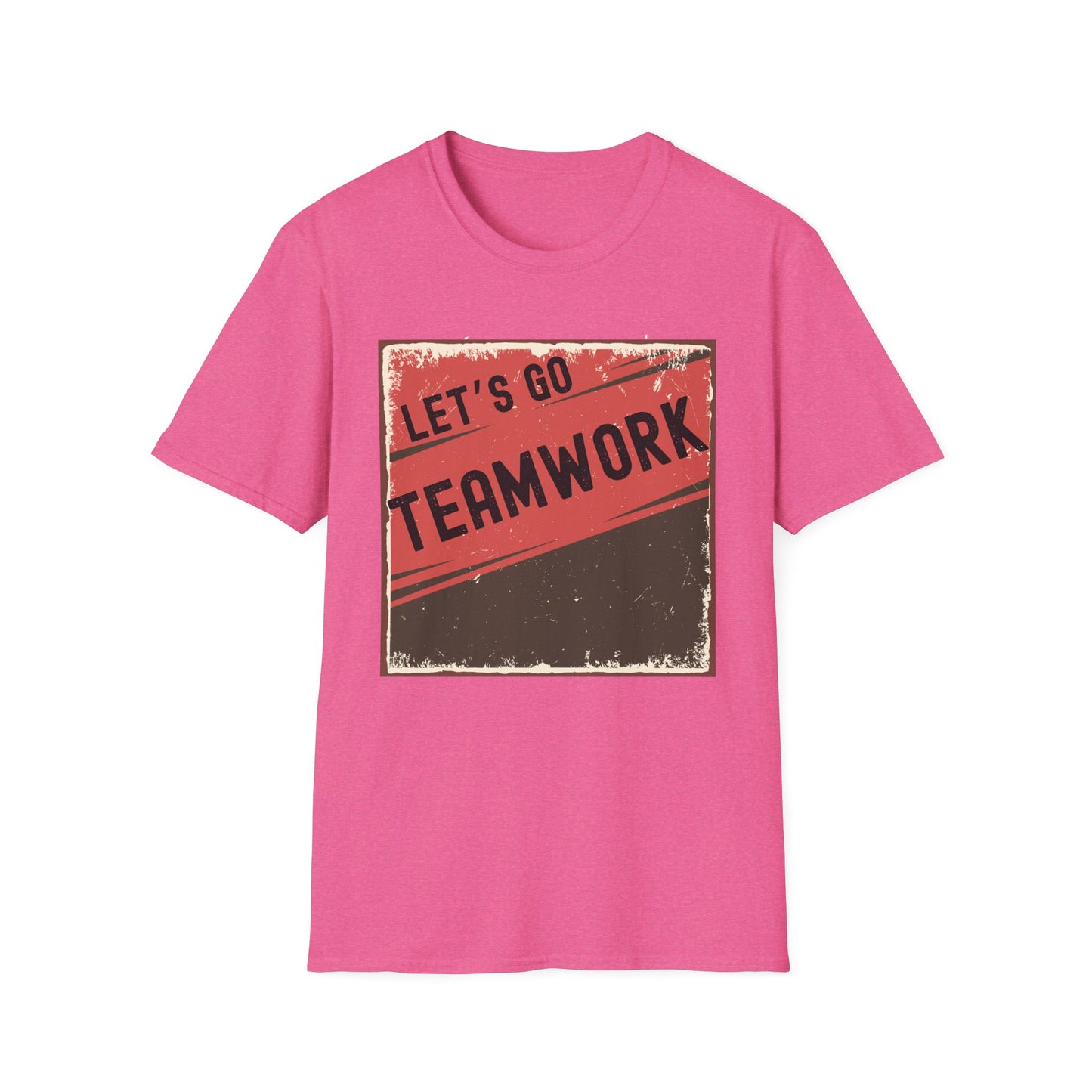 Let's Go Teamwork Unisex T-Shirt - Motivational Team Spirit Tee, Ideal for Sports Events, Team Outings, Fundraisers, Gifts