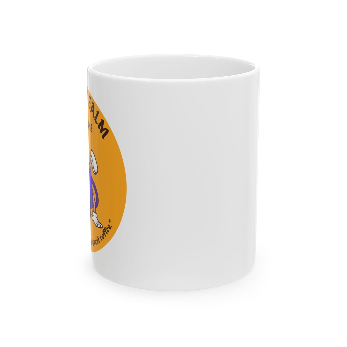 Whimsical Ceramic Mug for Coffee Lovers, Perfect Gift for Birthdays, Fall Celebrations, or Cozy Moments, Funny Coffee Cup