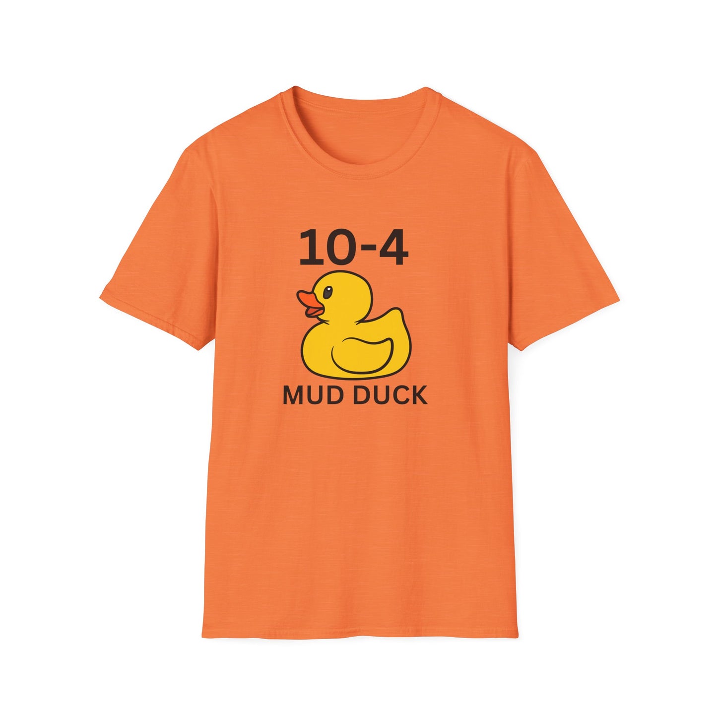 Funny Mud Duck Graphic Tee, Unisex Shirt, Casual Wear, Gift for Friends, Summer Outing, Unique Duck T-Shirt