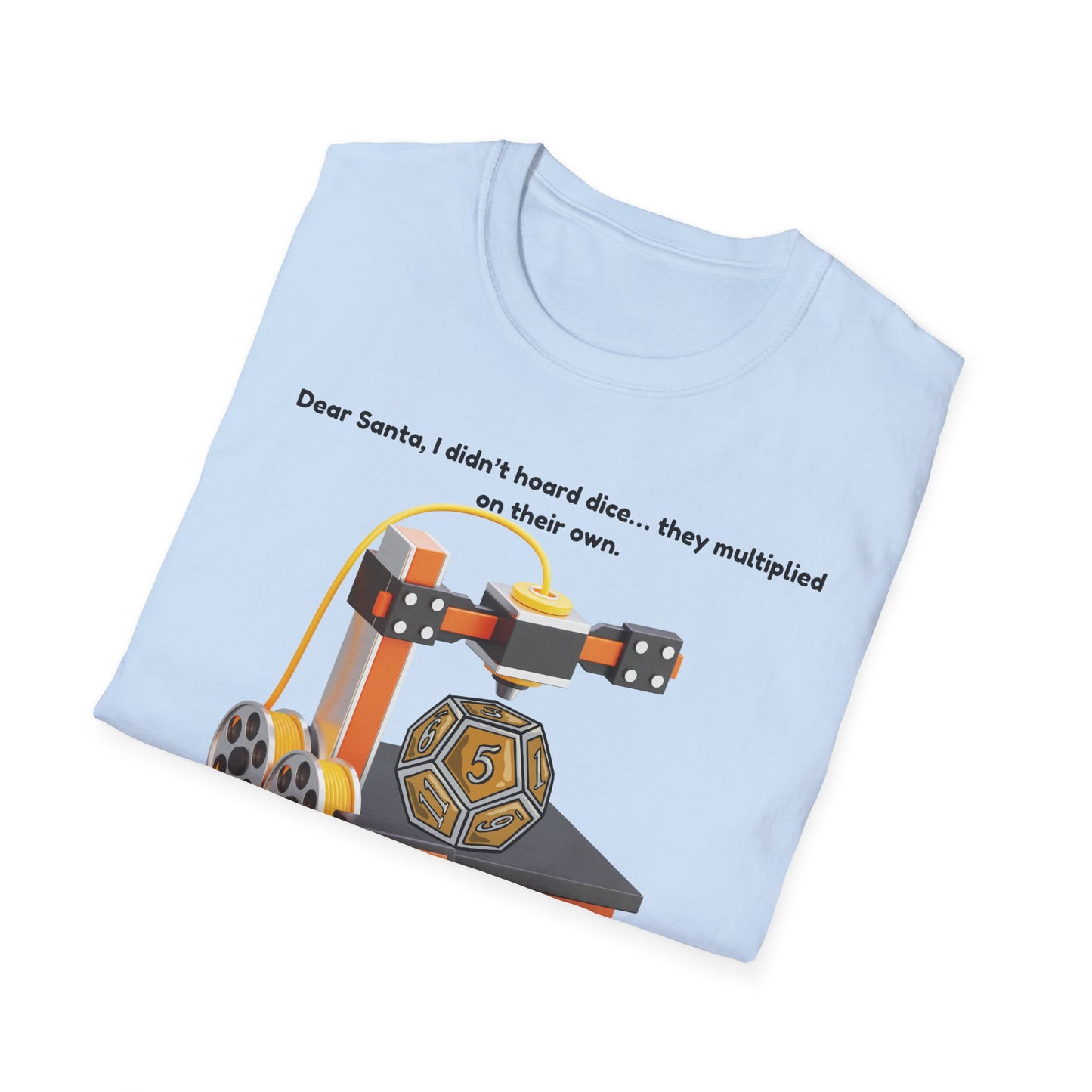 Dice Multiplying Machine T-Shirt | Funny Dungeons & Dragons Tabletop Dice Art