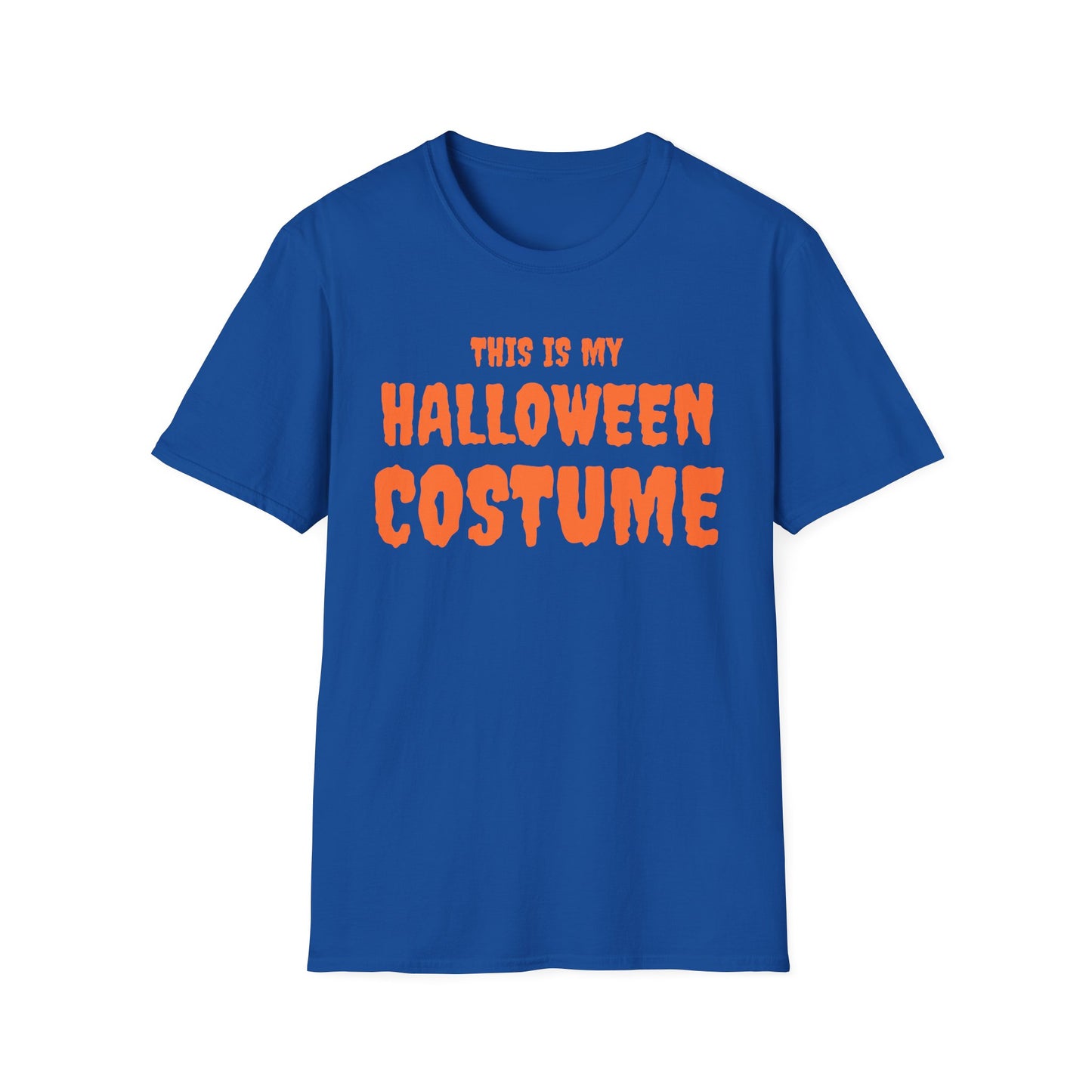 Halloween Costume T-Shirt, Fun Unisex Tee, Spooky Season Apparel, Casual Halloween Wear, Trick or Treat Shirt, Gift for Halloween Lovers