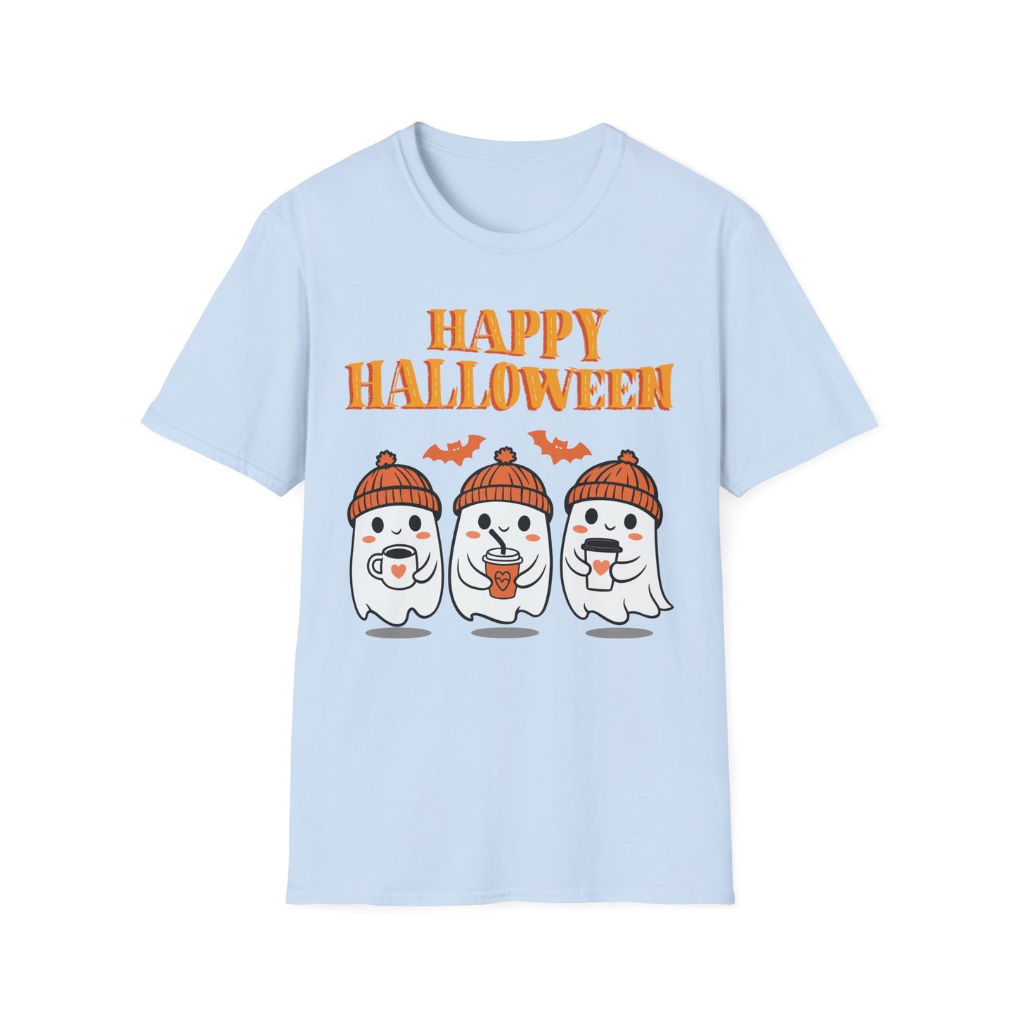 Happy Halloween Unisex Softstyle T-Shirt, Cute Halloween Tee, Fall Fashion, Pumpkin Spice Lovers, Halloween Party Outfit, Trendy [...]