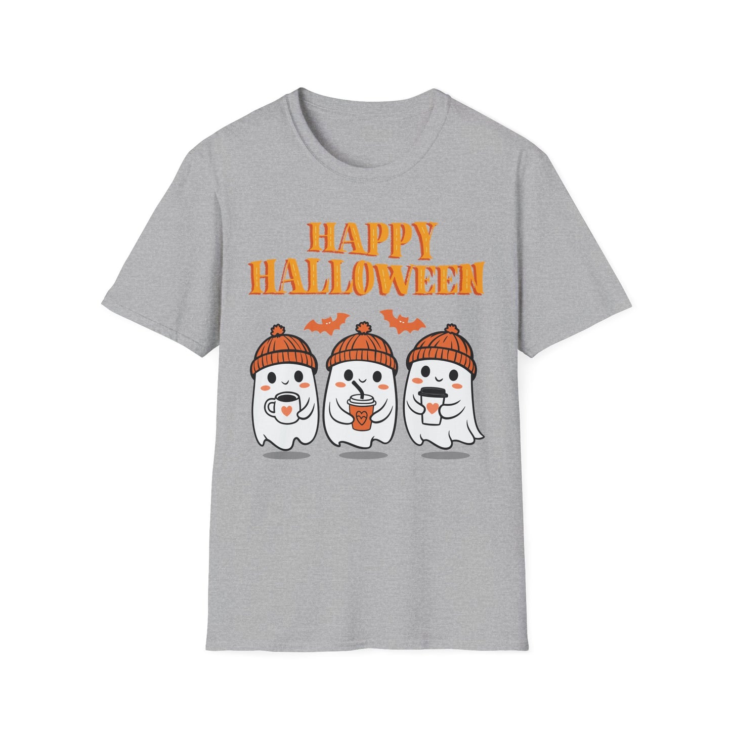 Happy Halloween Unisex Softstyle T-Shirt, Cute Halloween Tee, Fall Fashion, Pumpkin Spice Lovers, Halloween Party Outfit, Trendy [...]