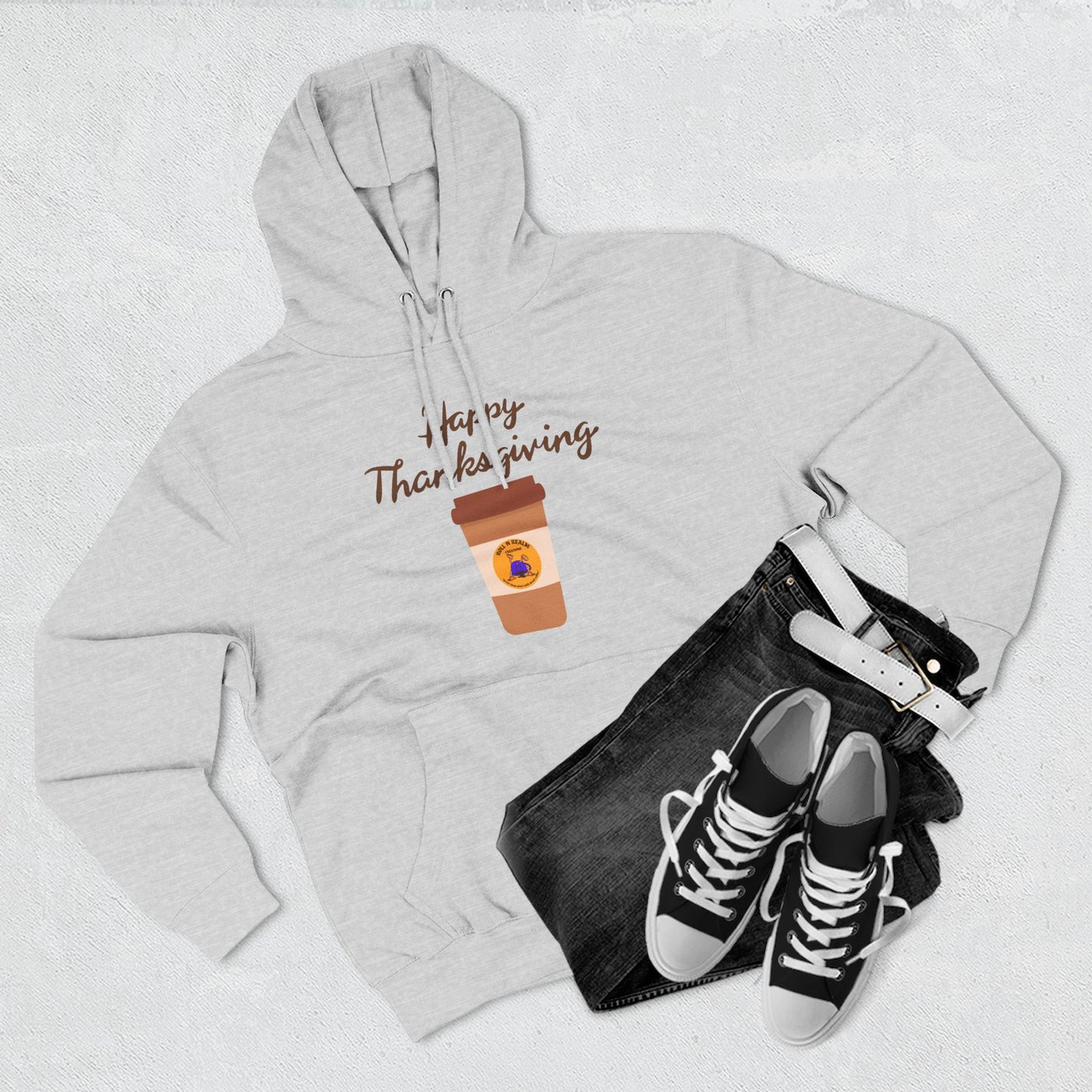 Thanksgiving Fleece Hoodie, Cozy Fall Sweatshirt, Holiday Hooded Pullover, Autumn Outfit, Thanksgiving Gift