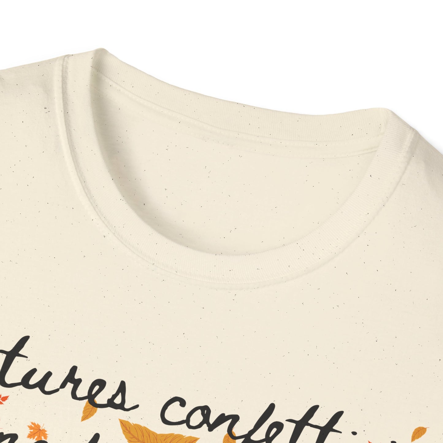 Fall Nature Confetti T-Shirt | Autumn Apparel, Seasonal Gift, Cute Casual Wear, Outdoor Adventures, Thanksgiving Shirts
