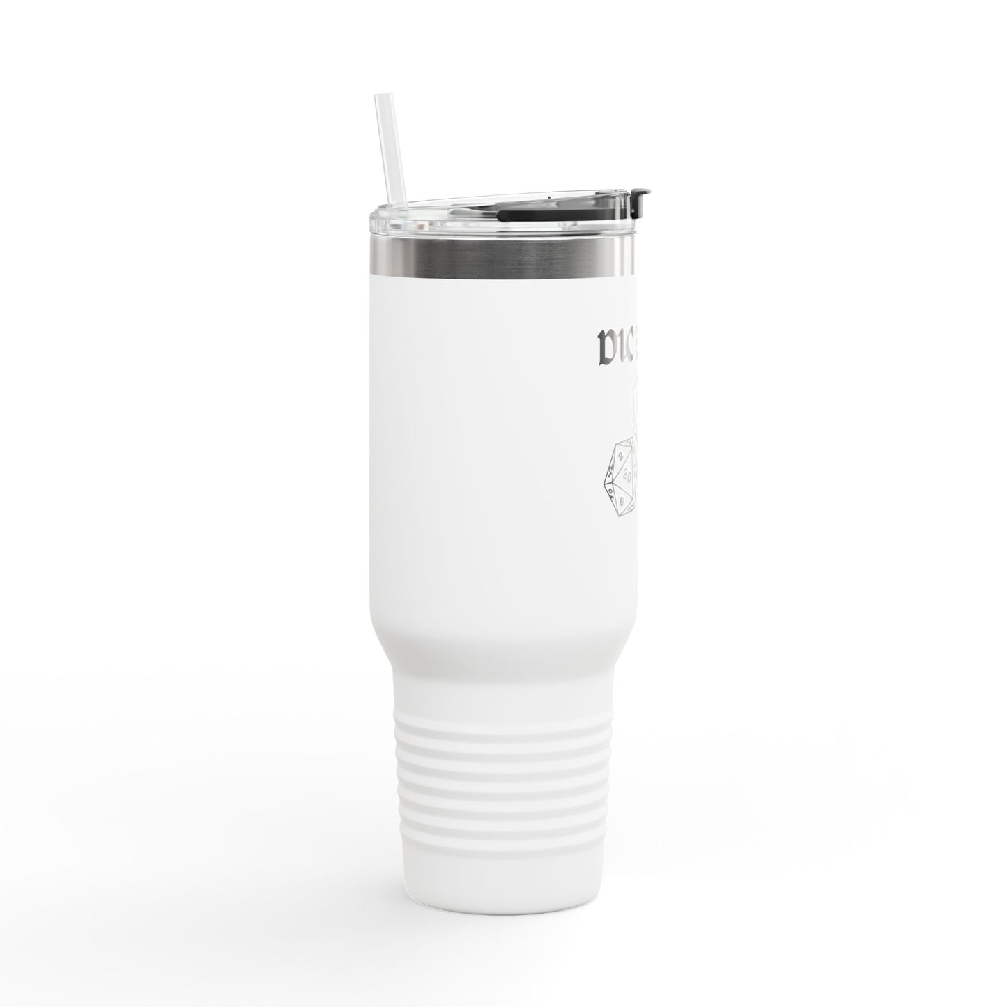 Dice Life Insulated Travel Mug, 40oz | Perfect for Gamers, Strong Design, Great for Parties, Gifts for RPG Fans, Outdoor Adventures
