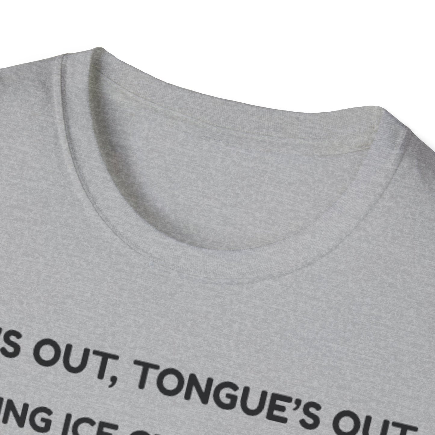Suns Out Tongues Out Ice Cream TShirt, Summer Fun Shirt, Kids Ice Cream Truck Tee, Playful Unisex TShirt, Ice Cream Lover Gift