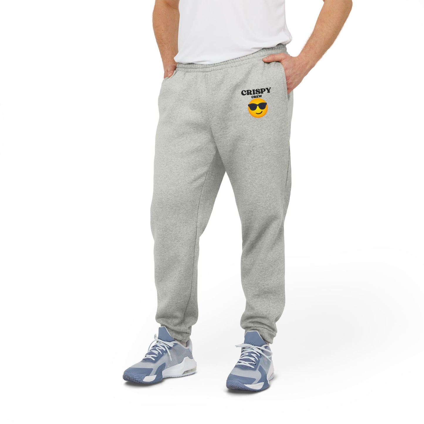 Crispy Vibe Unisex Fleece Joggers, Cozy Joggers for Men and Women, Casual Athleisure Pants, Perfect for Lounging and Workouts, Gifts for