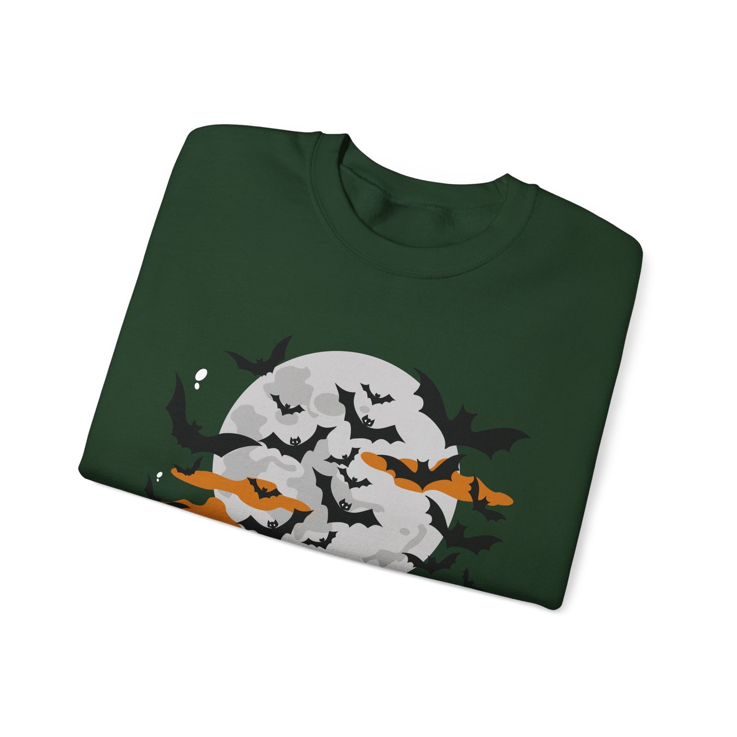 Spooky Skeleton Halloween Sweatshirt, Cozy Crewneck Pullover, Unisex Halloween Apparel, Fall Fashion, Perfect for Pumpkin Patches