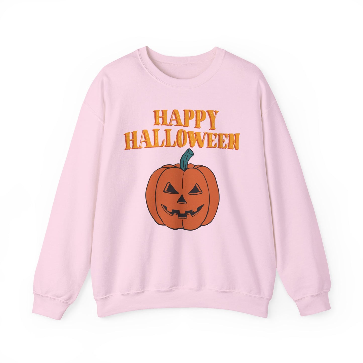 Halloween Pumpkin Sweatshirt, Cozy Fall Sweater, Unisex Crewneck, Spooky Season Apparel, Halloween Gift, Casual October Fashion
