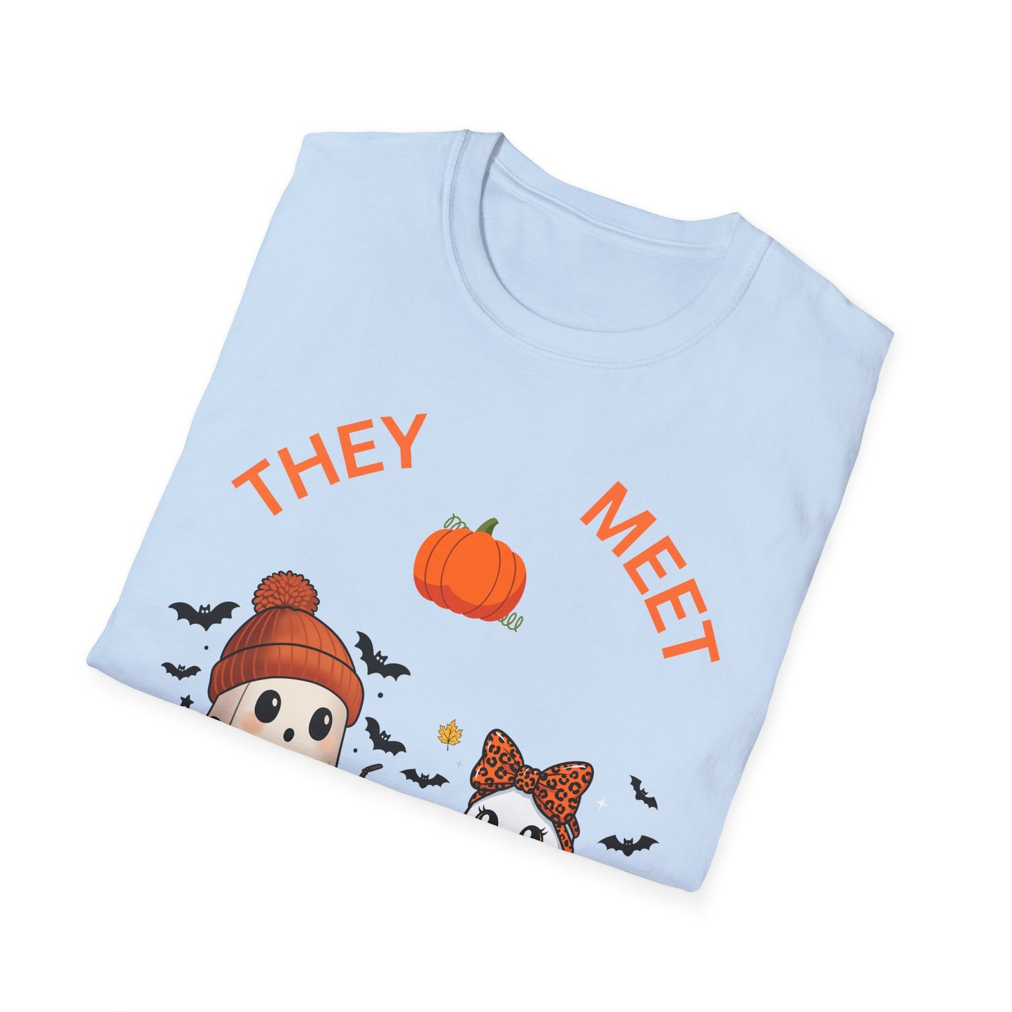 Cute Halloween Ghosts Unisex T-Shirt, Ghost-Themed Apparel, Fall Fashion, Halloween Costume, Spooky Season Gift