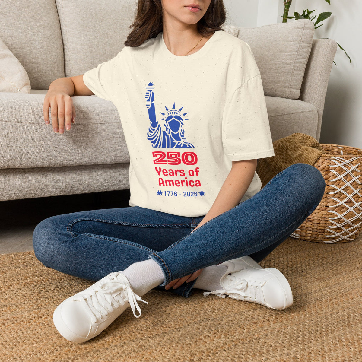 Statue of Liberty 250 Years of America T-Shirt | 1776-2026 Patriotic Tee