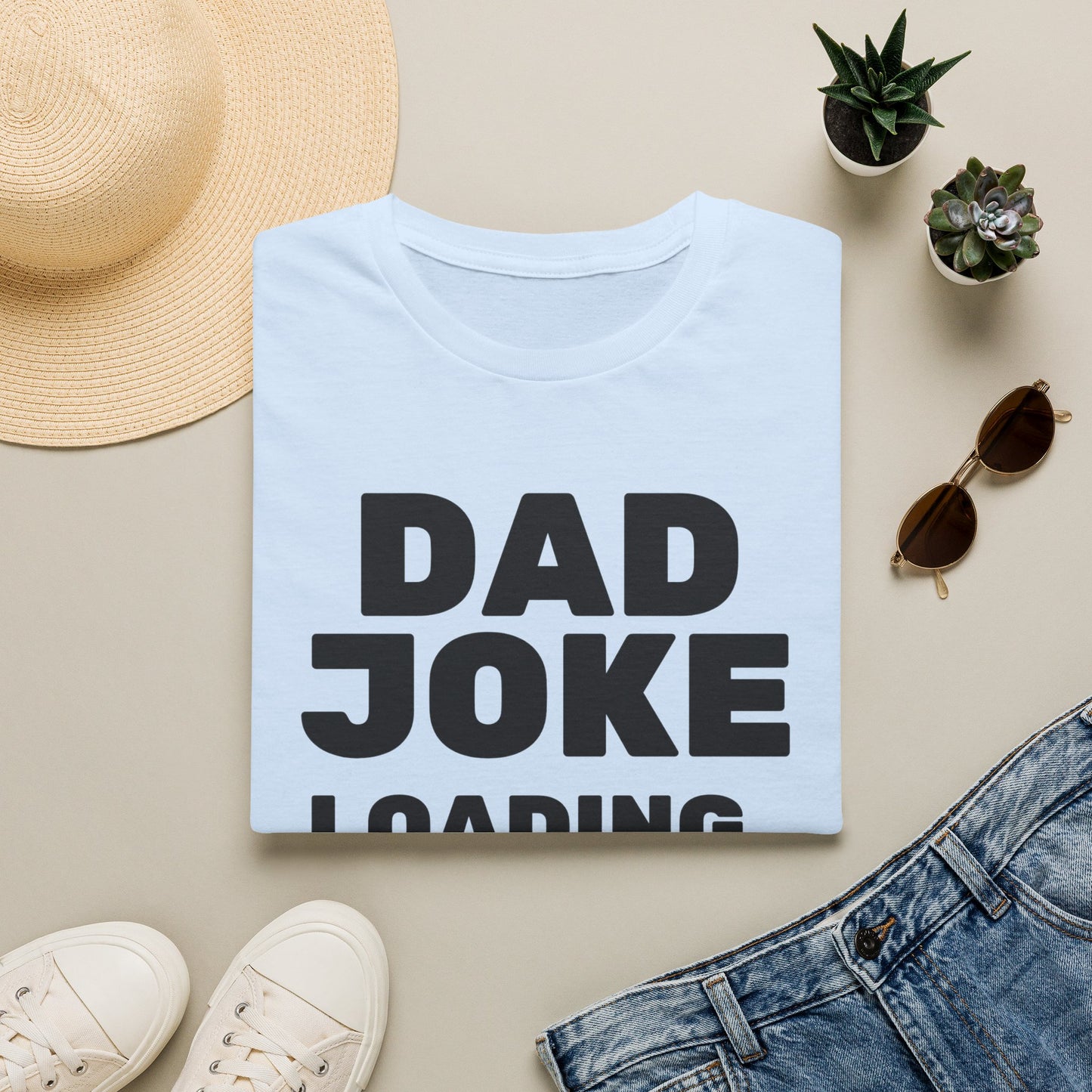 Dad Joke Loading T-Shirt | Funny Bar Humor Tee, Loading Progress Graphic