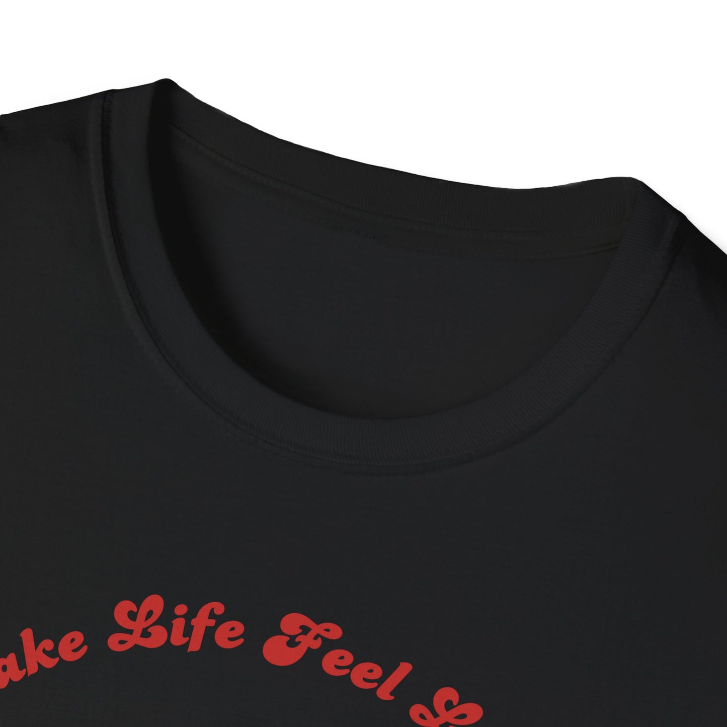 I Love You Graphic Tee — Romantic Red Script Chest Shirt