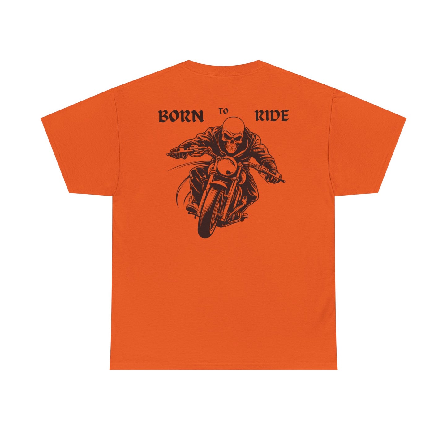 Born to Ride Unisex Heavy Cotton Tee - Perfect for Motorcycle Enthusiasts