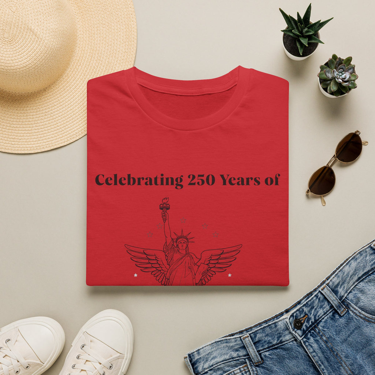 Celebrating 250 Years of Statue of Liberty T-Shirt | Americana