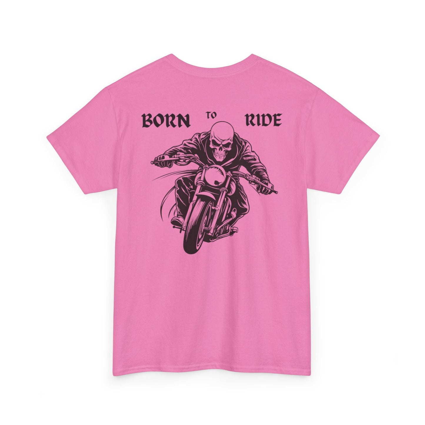 Born to Ride Unisex Heavy Cotton Tee - Perfect for Motorcycle Enthusiasts