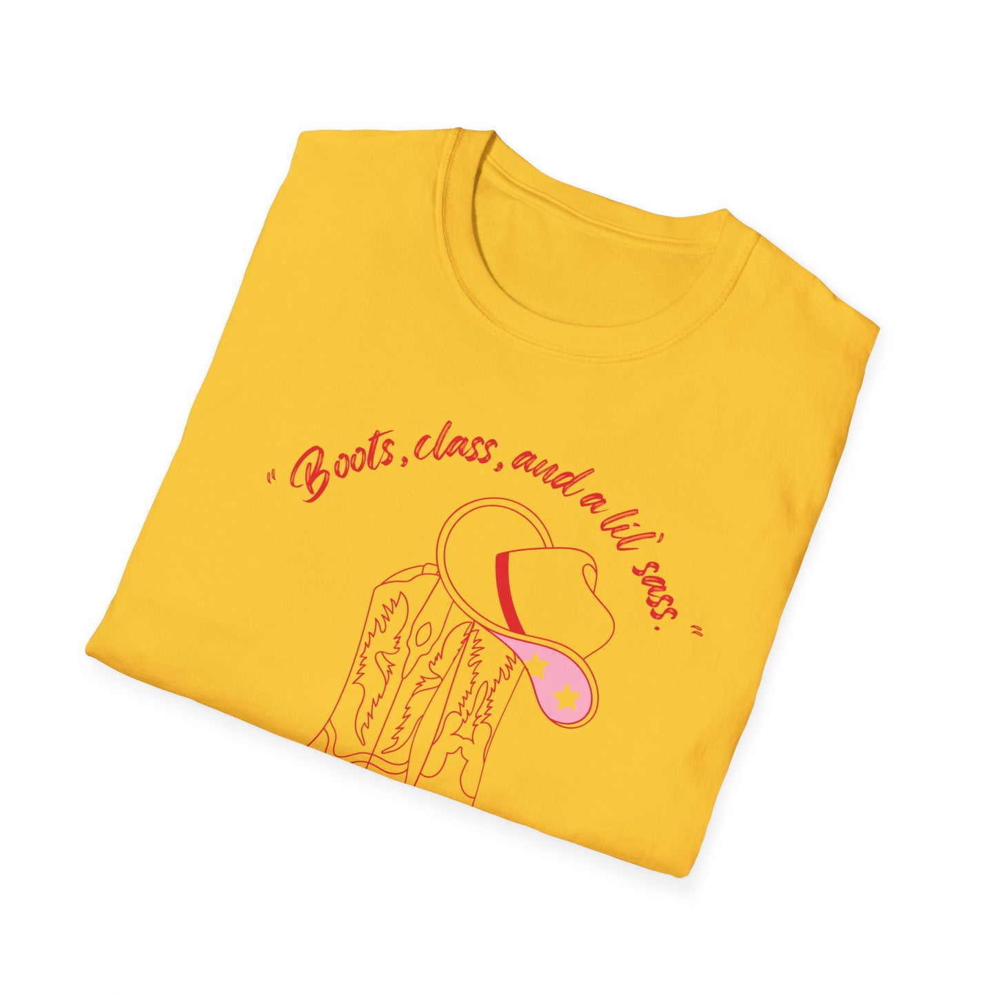 Cute Cowboy Boots Unisex T-Shirt, Western Style Tee, Country Shirt, Gift for Cowgirls, Festival Wear, Everyday Outfit