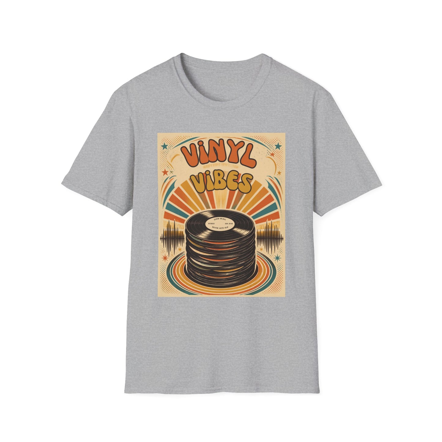 Vinyl Vibes Retro Record Tee | T-Shirt