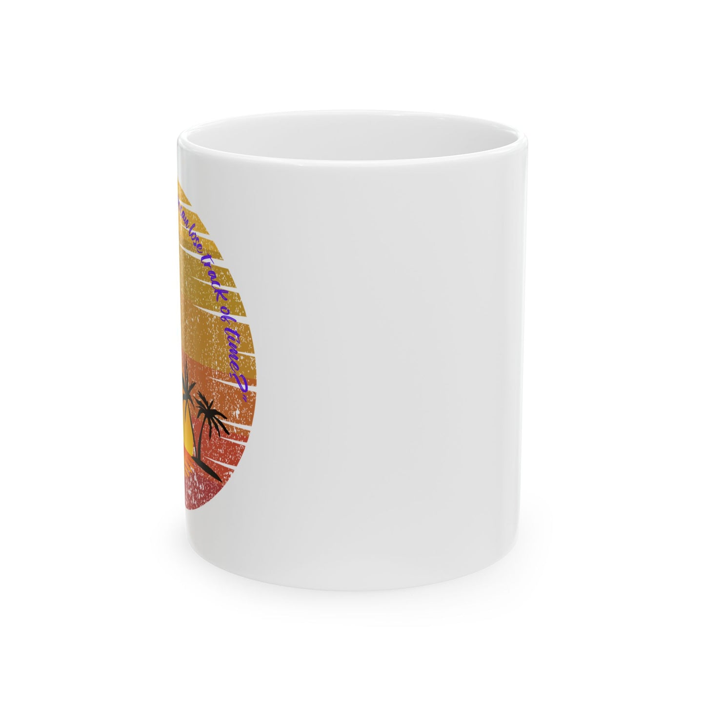 Sunset Vibes Ceramic Mug - Beach Lover's Gift, Coffee Mug, Tropical Decor, Summer Drinkware, Relaxation Mug