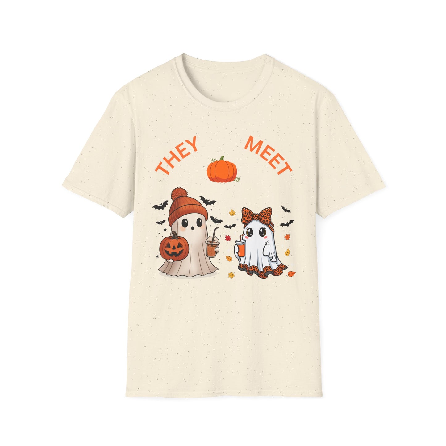 Cute Halloween Ghosts Unisex T-Shirt, Ghost-Themed Apparel, Fall Fashion, Halloween Costume, Spooky Season Gift