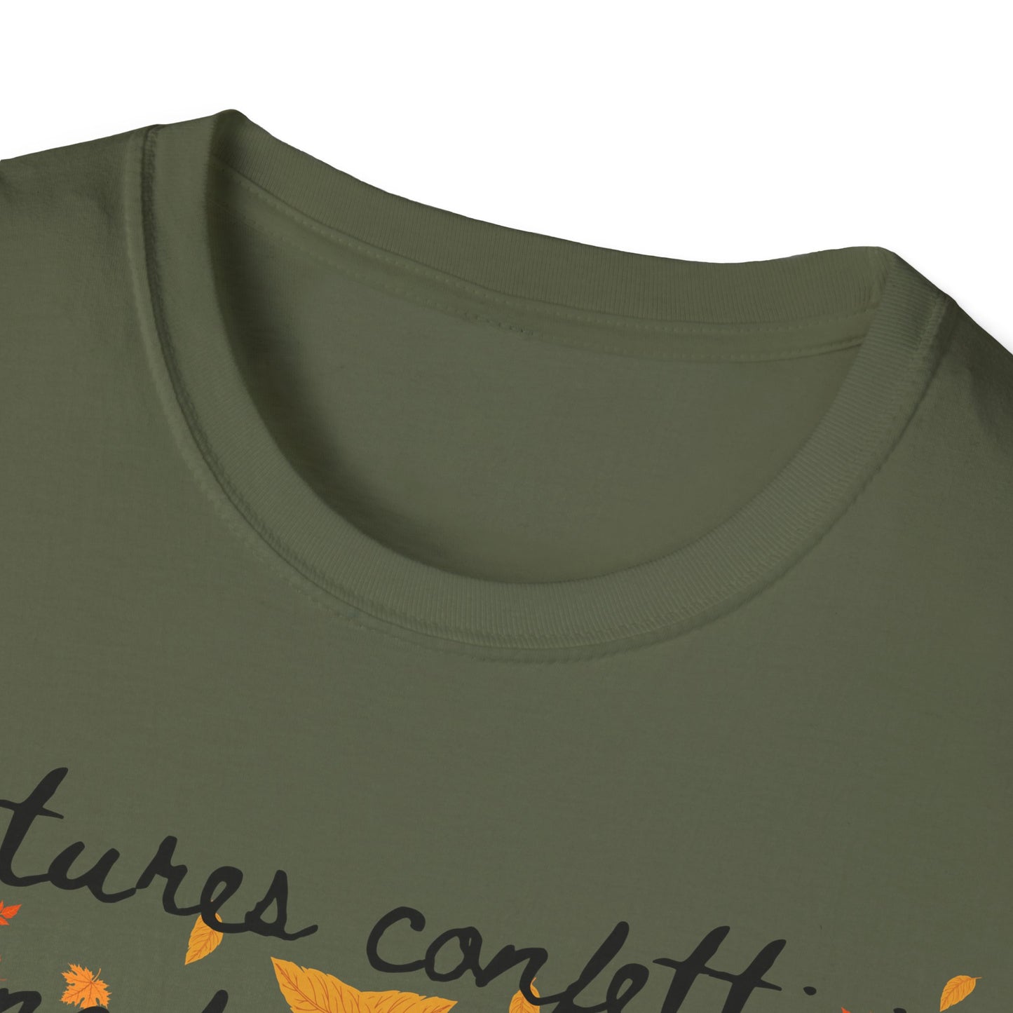 Fall Nature Confetti T-Shirt | Autumn Apparel, Seasonal Gift, Cute Casual Wear, Outdoor Adventures, Thanksgiving Shirts