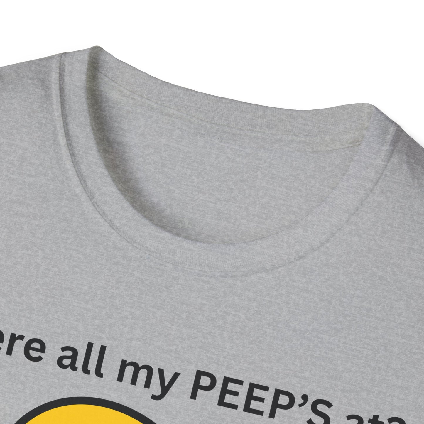 Cute Duck T-Shirt - Where All My PEEP'S At? | Fun Gift for Animal Lovers, Spring Celebrations, Easter