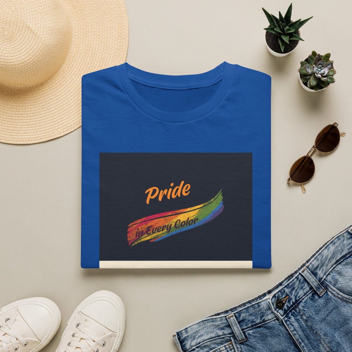 Pride Rainbow Brushstroke Together We Shine T-Shirt | LGBTQ+ Pride Tee