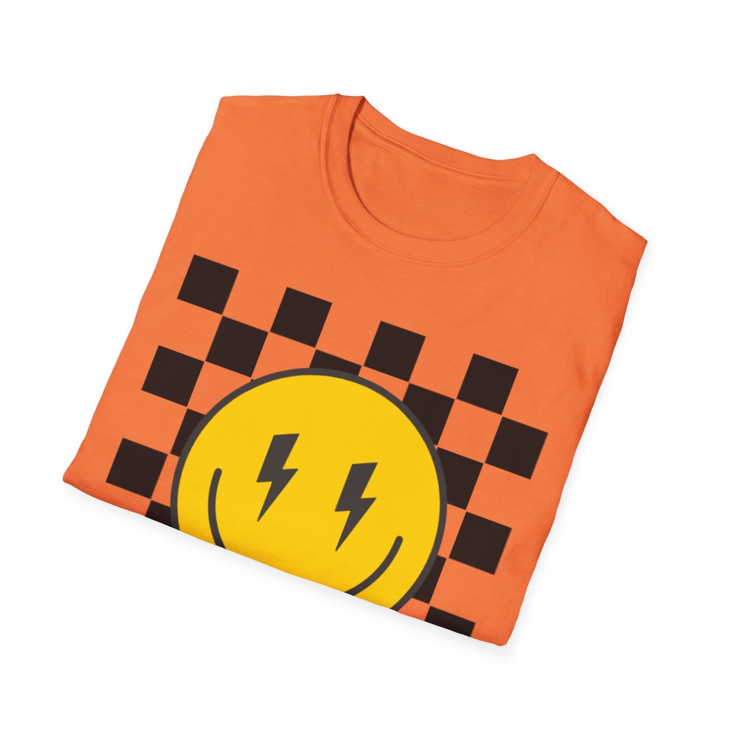 Retro Smiley Face Unisex T-Shirt, Casual Wear, Fun Graphic Tee, Gift for Friends, Summer Style, Festival Apparel, Joyful Design